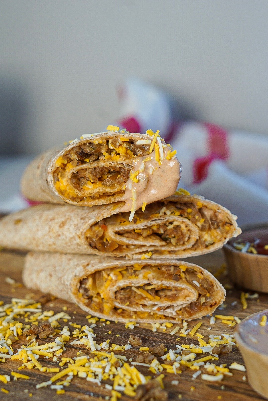 Vegan Patty Melt Roll Ups Nikki Vegan