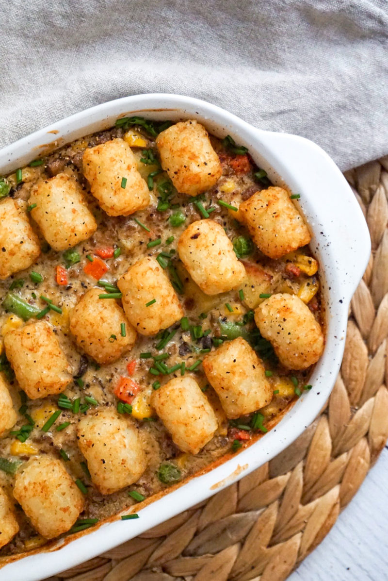 Vegan Tater Tot Casserole Nikki Vegan