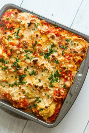 Vegan Baked Ziti - Nikki Vegan