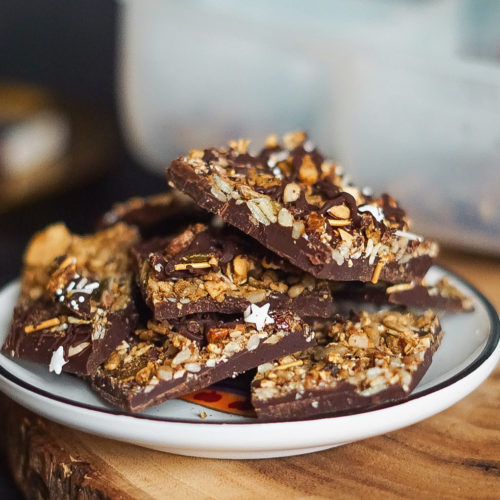 Pumpkin Spice Granola Bark - Nikki Vegan