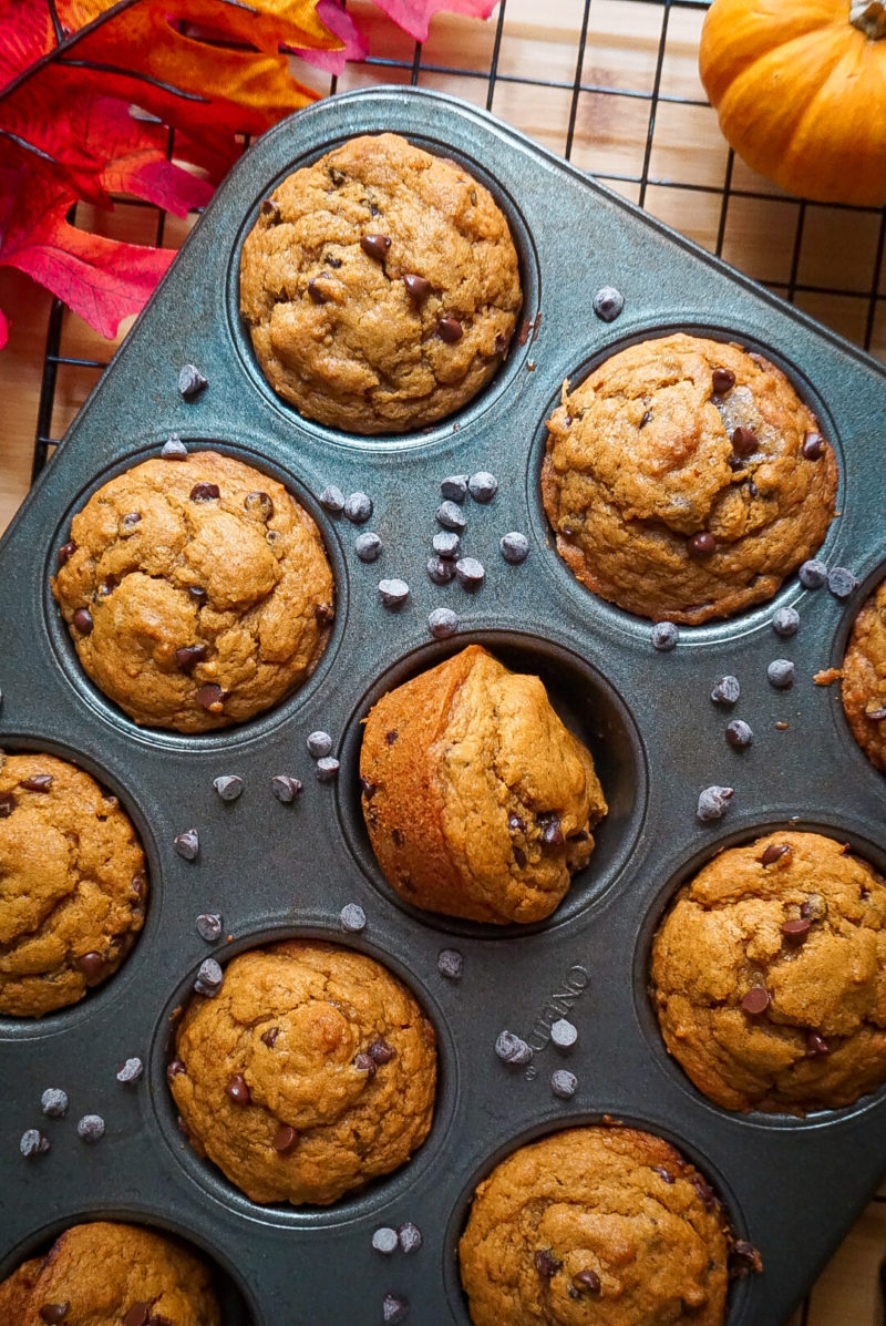 Best Ever Vegan Pumpkin Muffins - Nikki Vegan