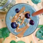 blueberry and banana smoothie recipe with almond butter