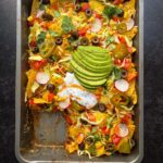 serving vegan taco casserole family style recipe