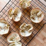 everything bagel tortilla cups