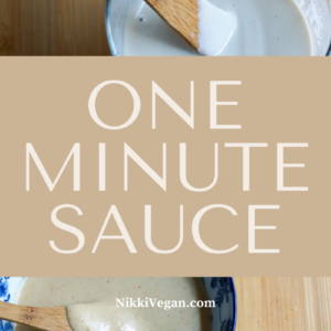 one minute cashew butter sauce recipe whole foods plant based