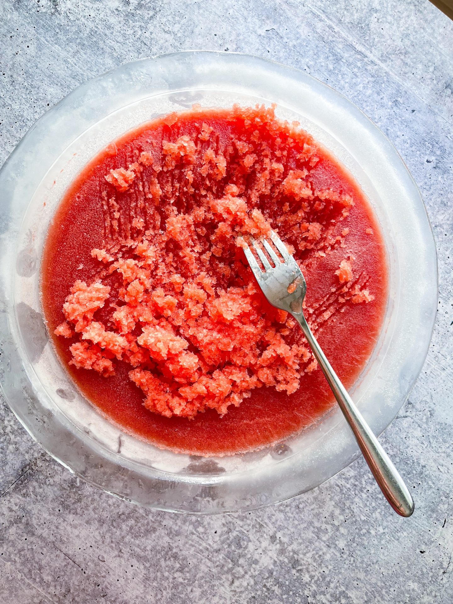 how to make vegan slushy Italian ice frosé granita