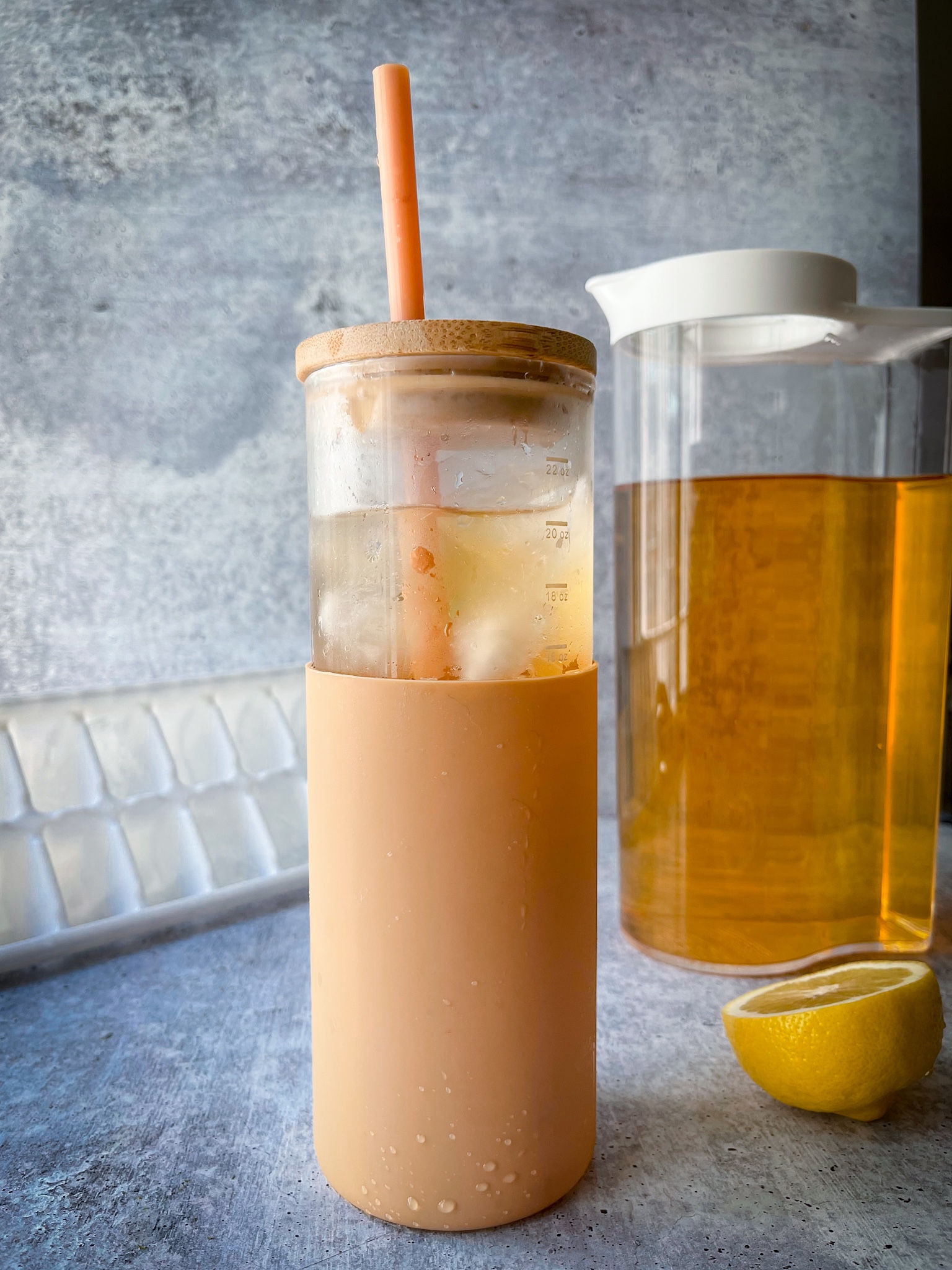 Agave Sweetened Jasmine Iced Tea Nikki Vegan