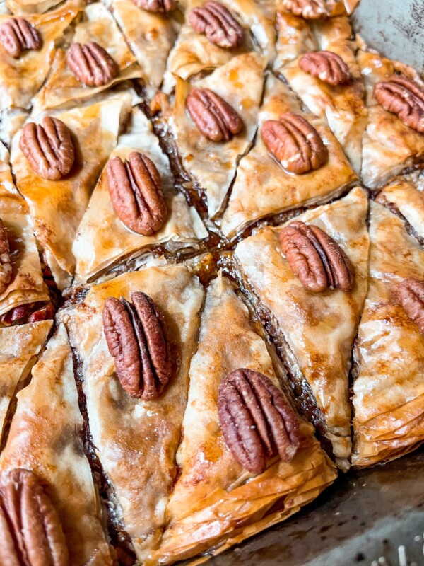 pumpkin spice vegan baklava recipe