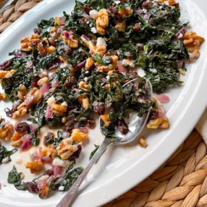 vegan kale salad side dish recipes for thanksgiving