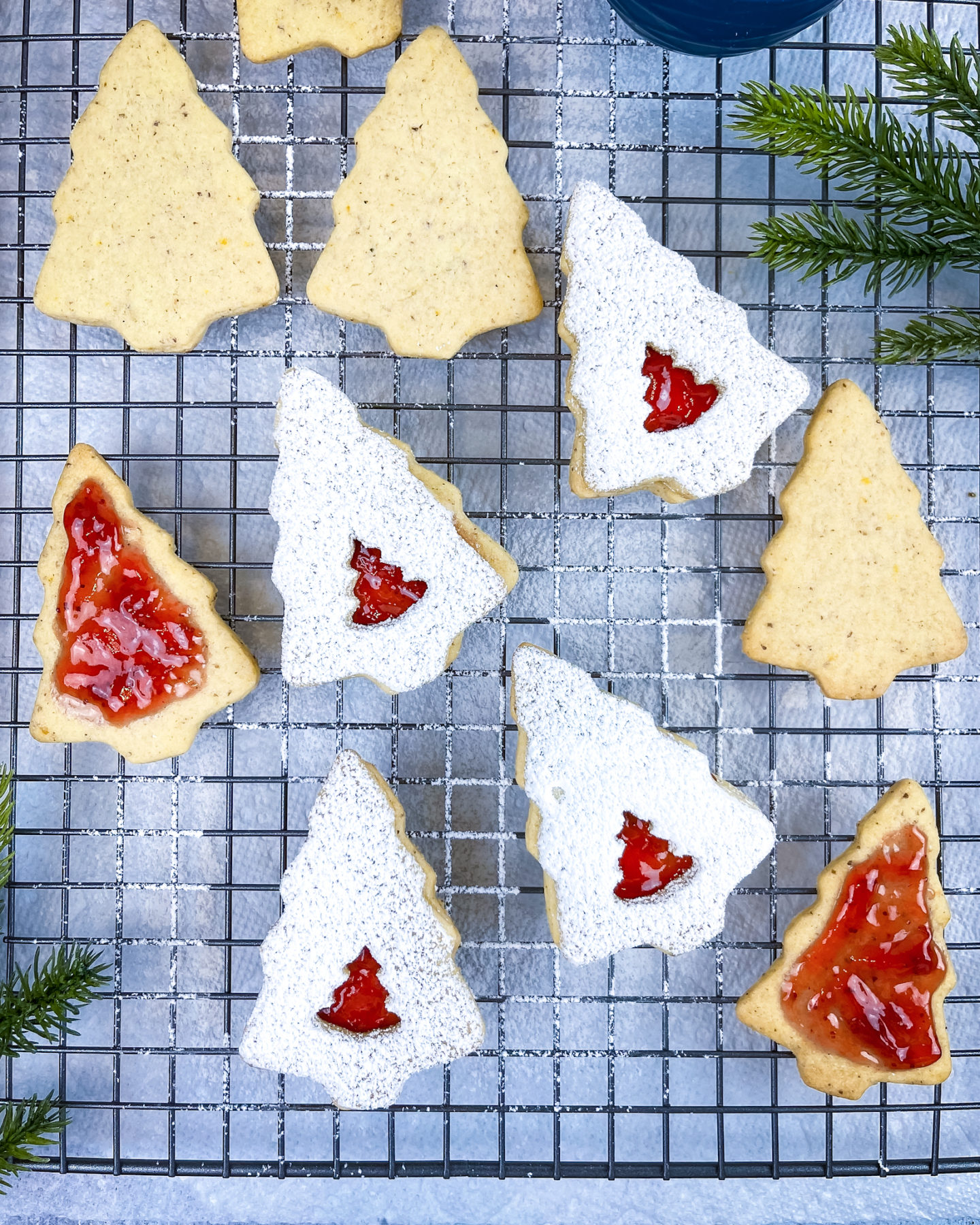 Nordic-Style Cardamom Sugar Cookies with Strawberry Jam