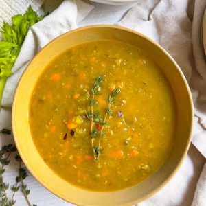split pea soup instant pot recipe