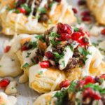 vegan holiday appetizer with puff pastry