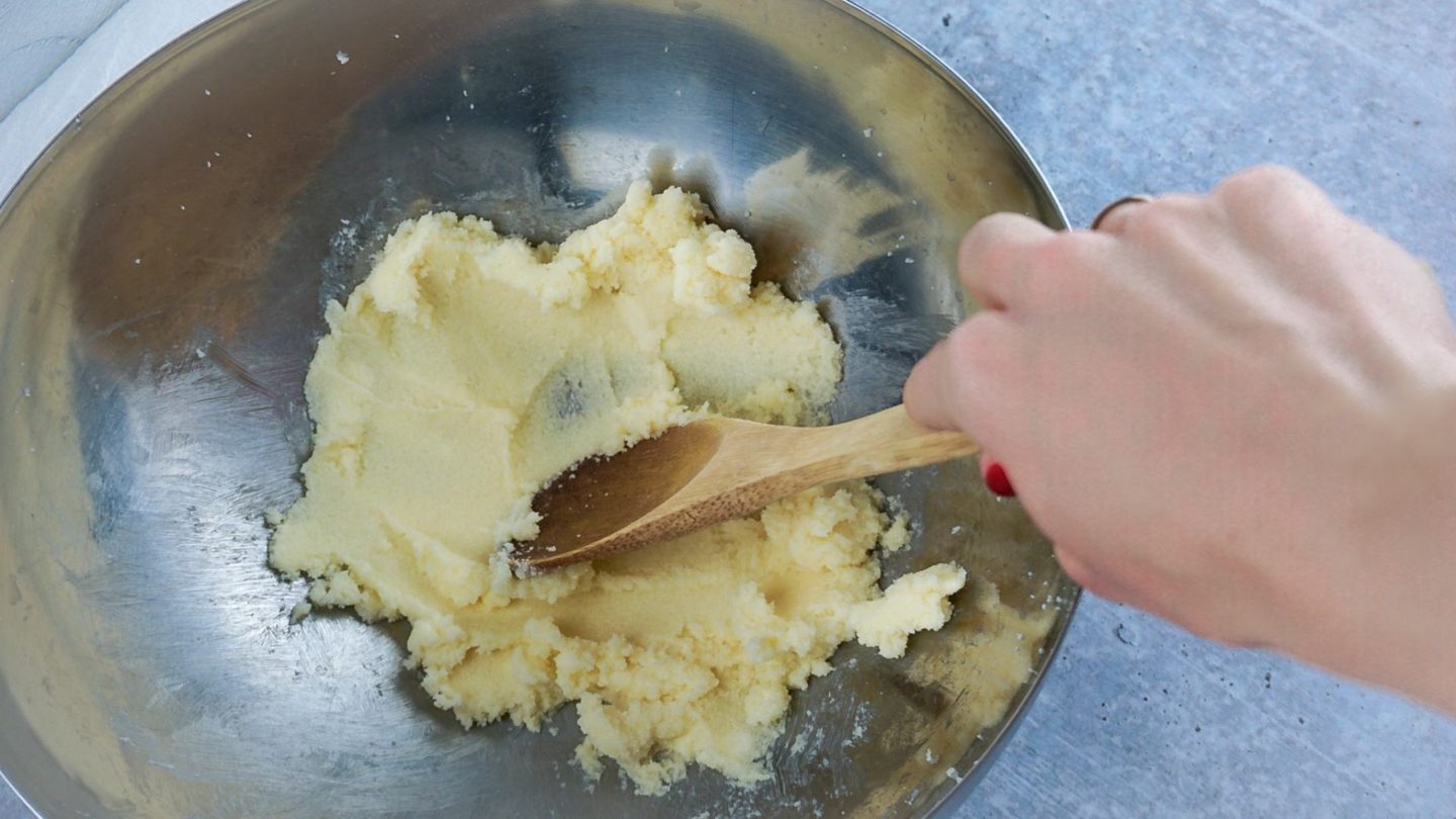 making vegan butter sugar cookies 