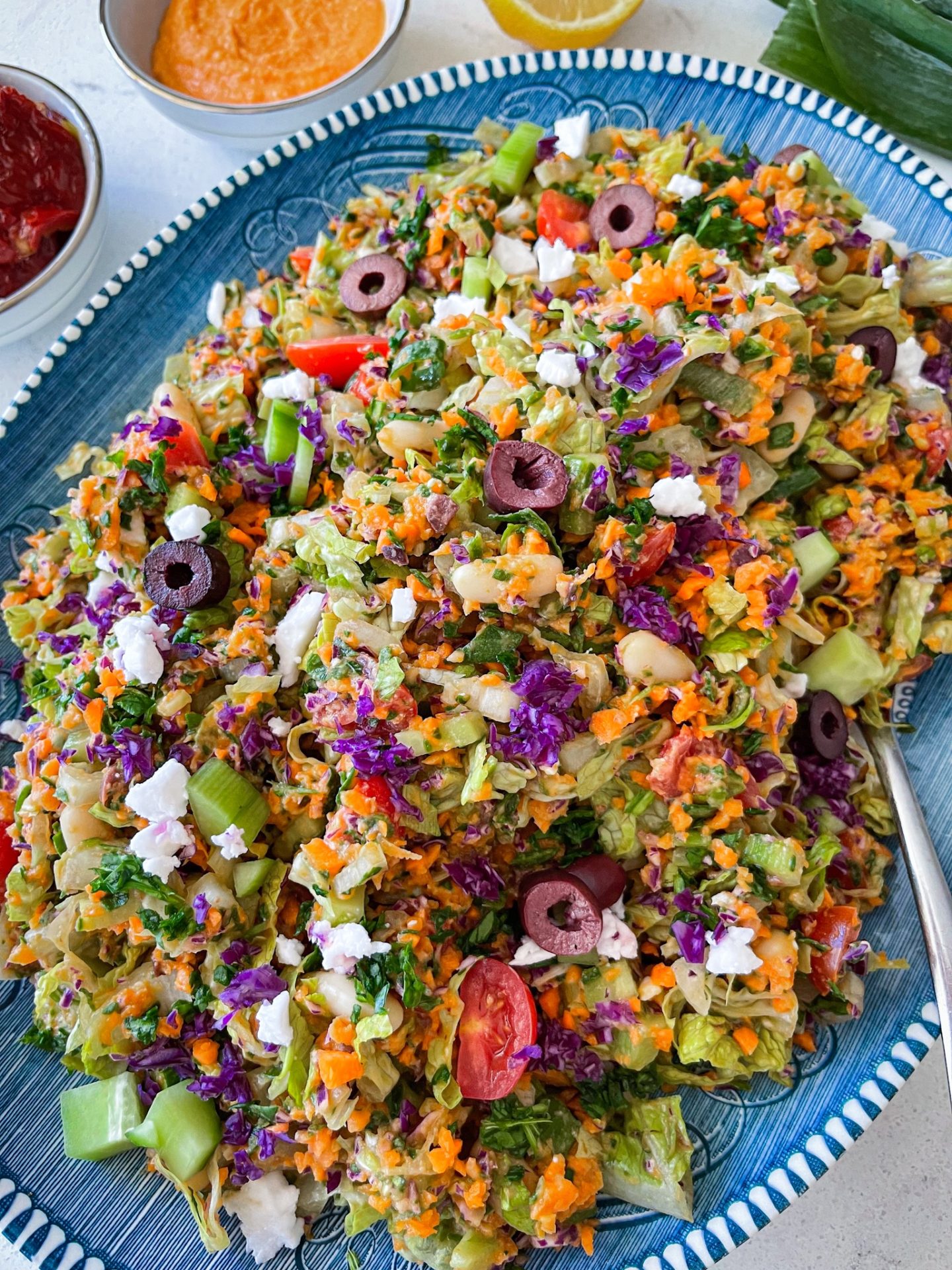 vegan chopped salad recipe