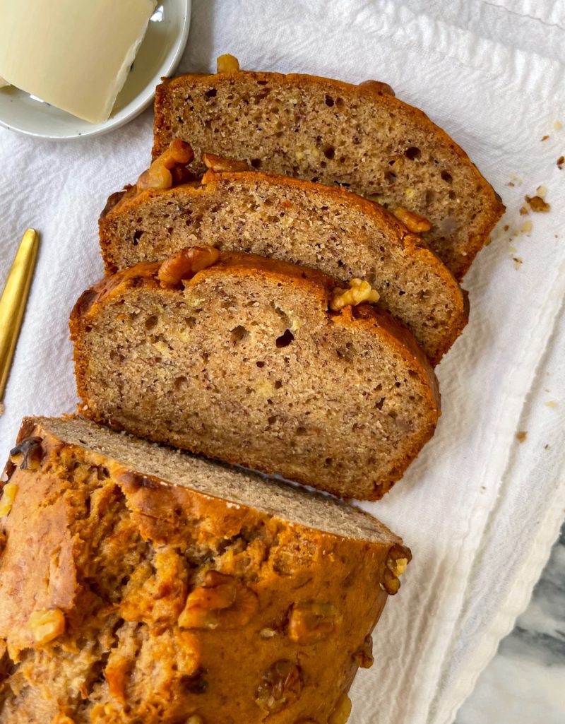 Perfectly Moist Vegan Banana Bread - Nikki Vegan