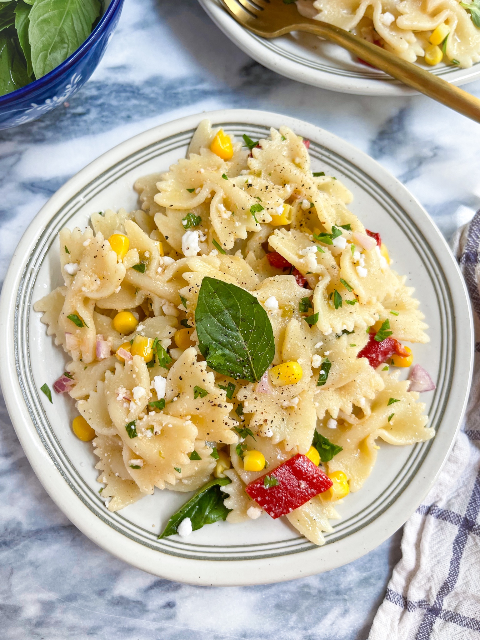 Jalapeno + Sweet Corn Pasta Salad Nikki Vegan
