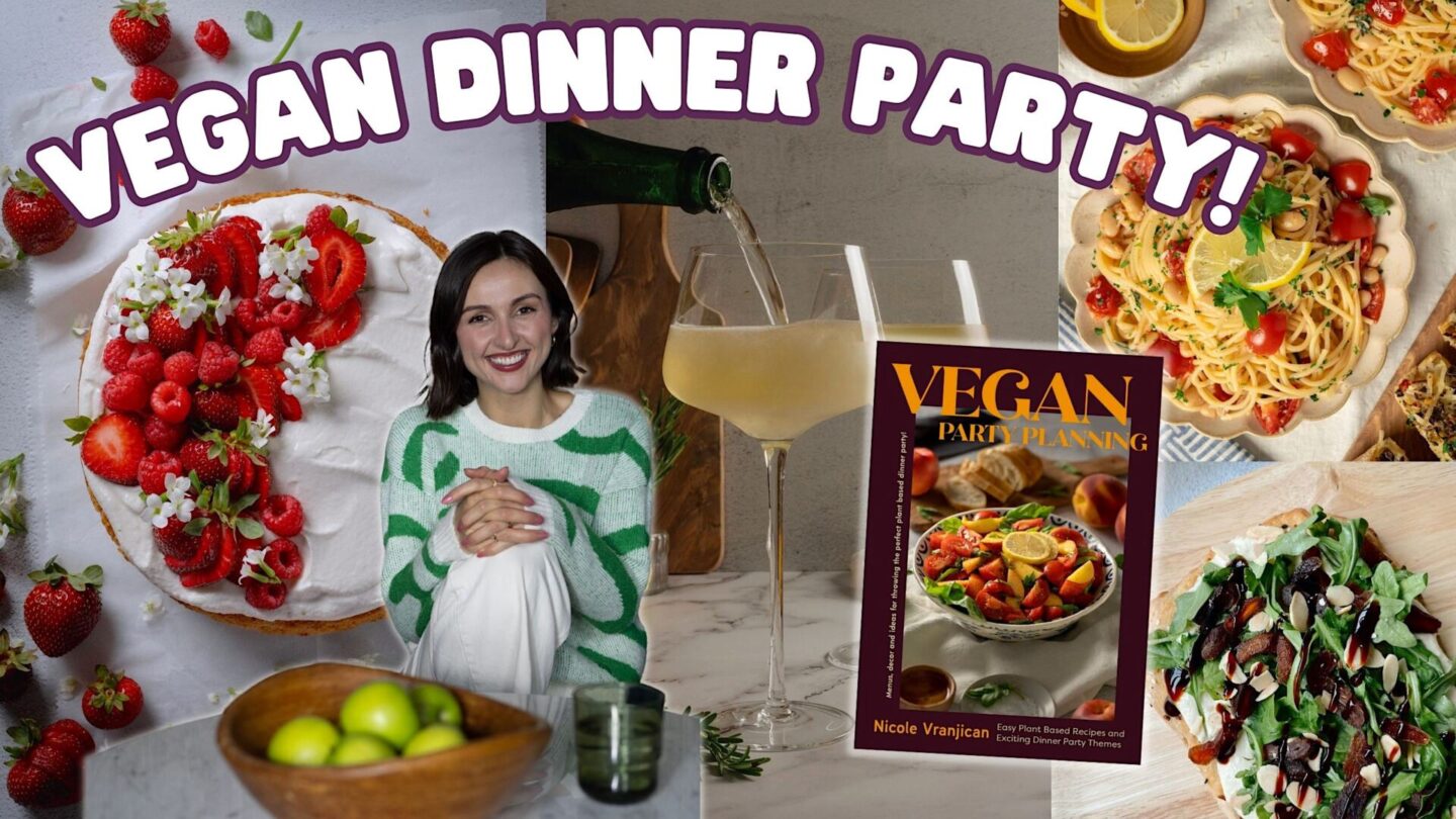 new cookbook vegan party planning 