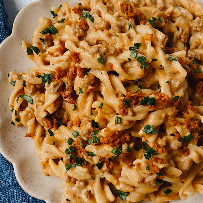 Vegan Cheeseburger Hamburger Helper Nikki Vegan