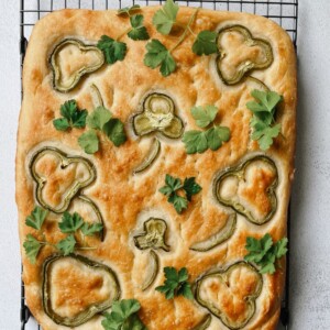 bell pepper focaccia bread recipe